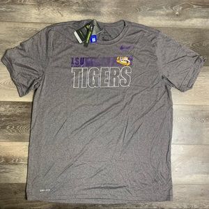 Nike Dri-Fit LSU Tigers Football T-Shirt XL NWT